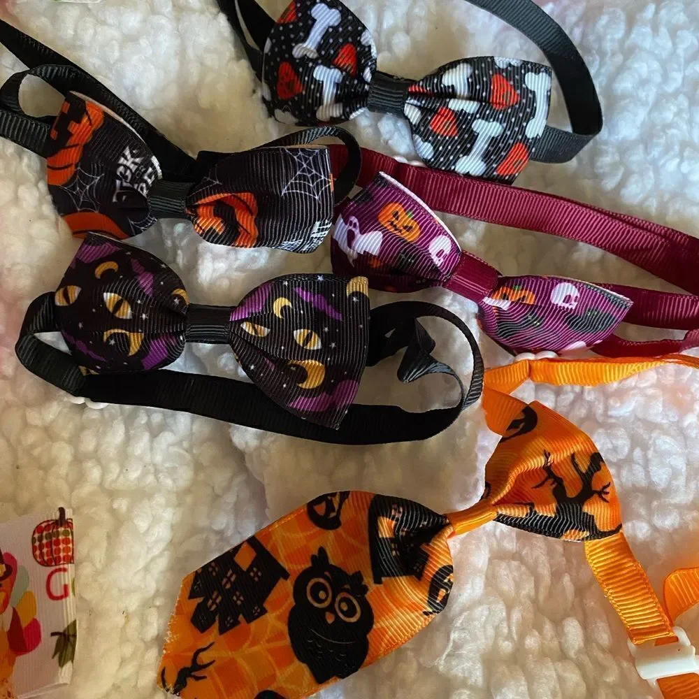 (18) Holiday Dog Collars